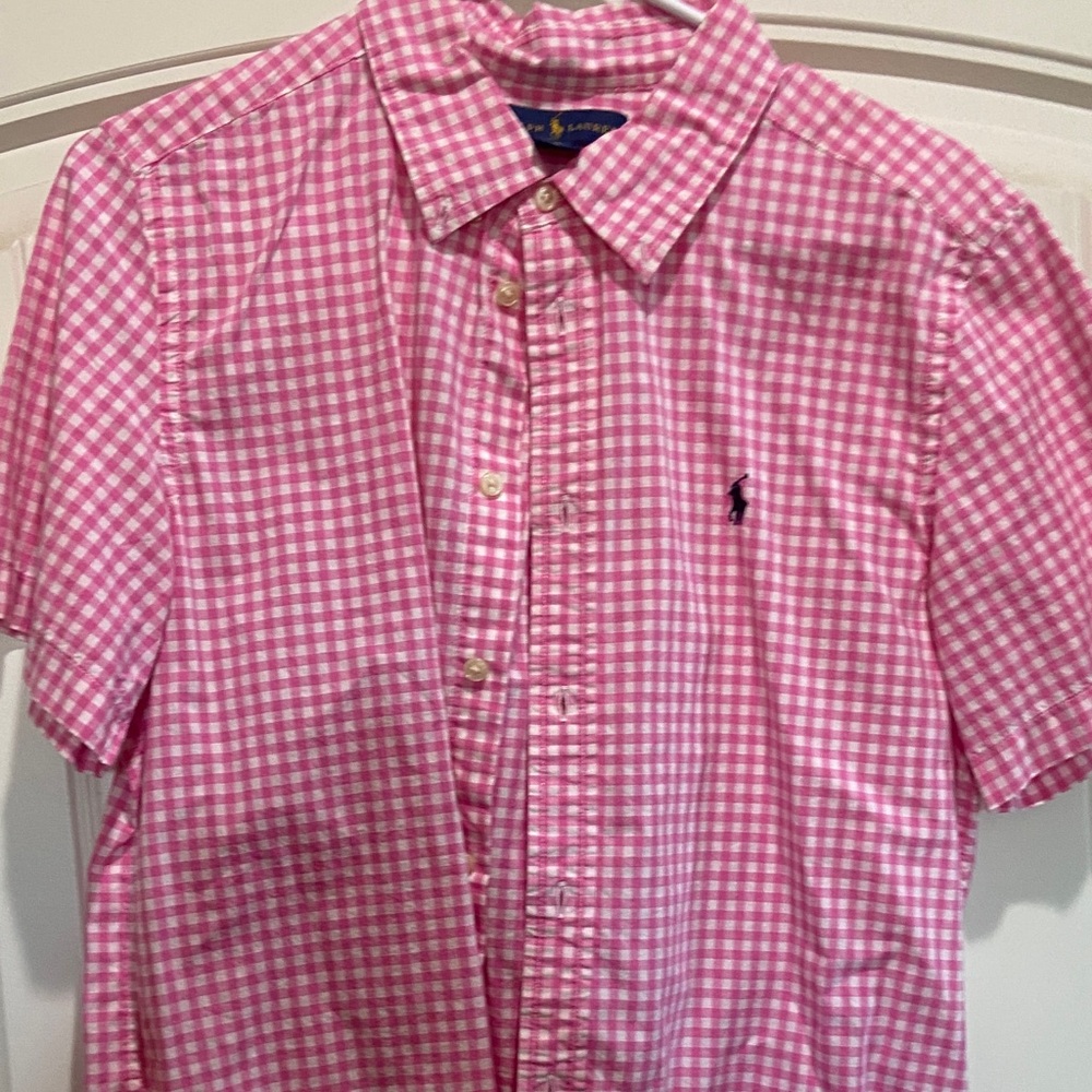Ralph Lauren boys  Pink Gingham Shirt